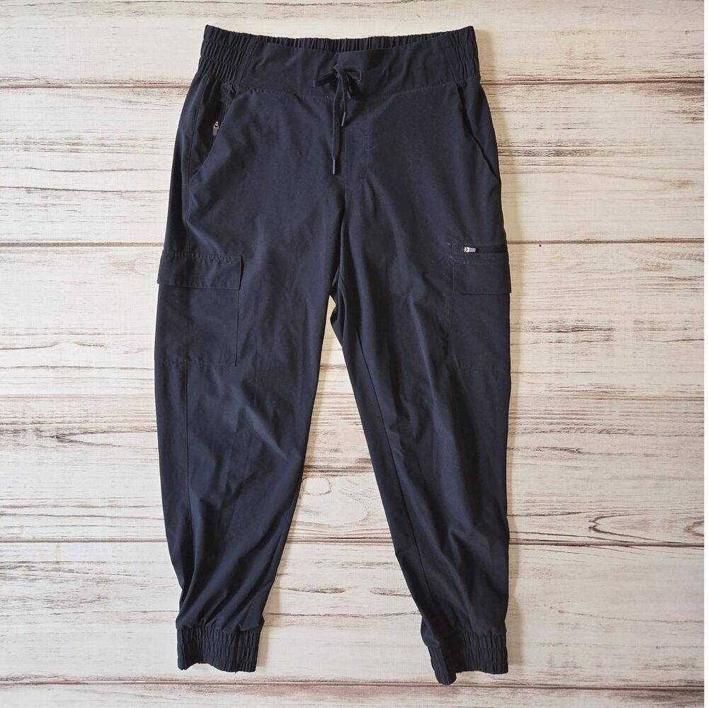 All In Motion Navy Blue Jogger Cargo Track Pants sz M